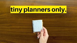 The Small Planner Revolution Explained
