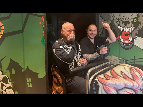 Fantasy Island's Ghost Train Ride 4k - Incredible Dark Ride