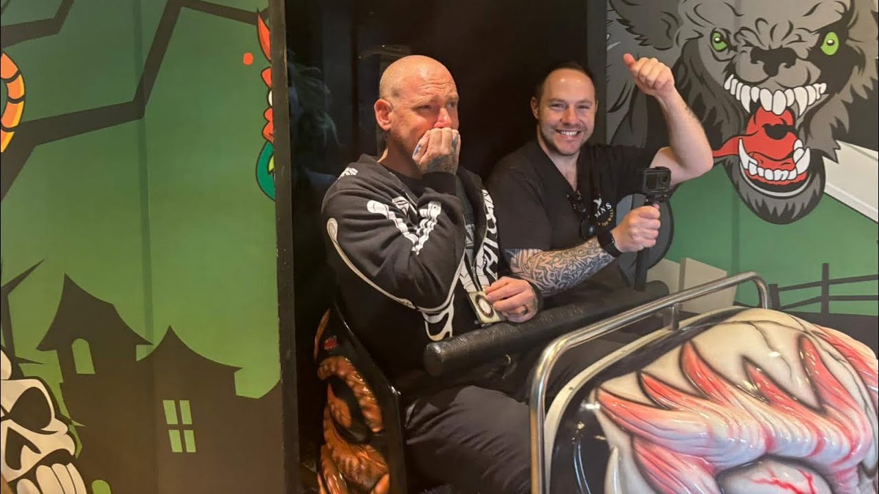 Fantasy Island's Ghost Train Ride 4k - Incredible Dark Ride