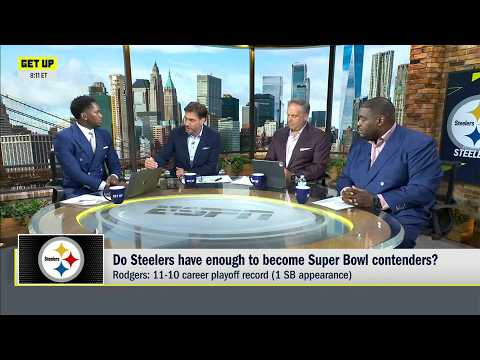 BEST CASE SCENARIO for Aaron Rodgers & the Pittsburgh Steelers? 👀 Rodgers says TOP 10 😳 | Get Up