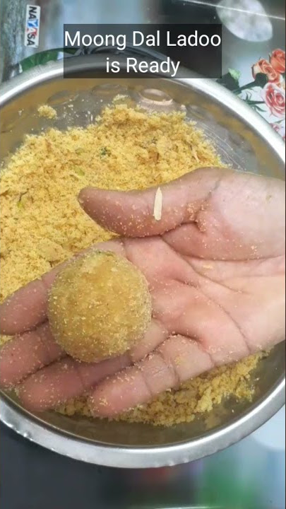 Moong Dal Ladoo Recipe | #Indiansweet | #moongdalladoo | #shorts | #youtubeshorts | #wintersweet