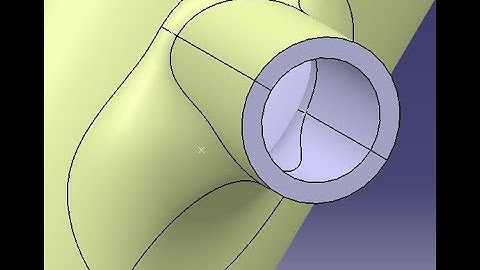 Variable fillet surface and points creation on an intersection curve in CATIA v5