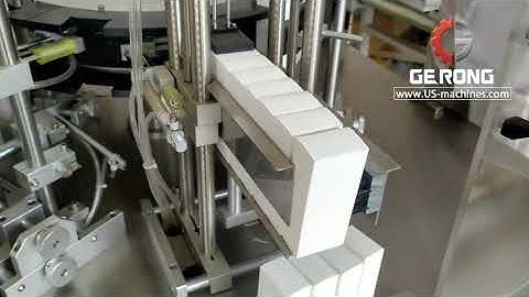 Debugging vidoe of vertical box case small box erecting forming packing machine