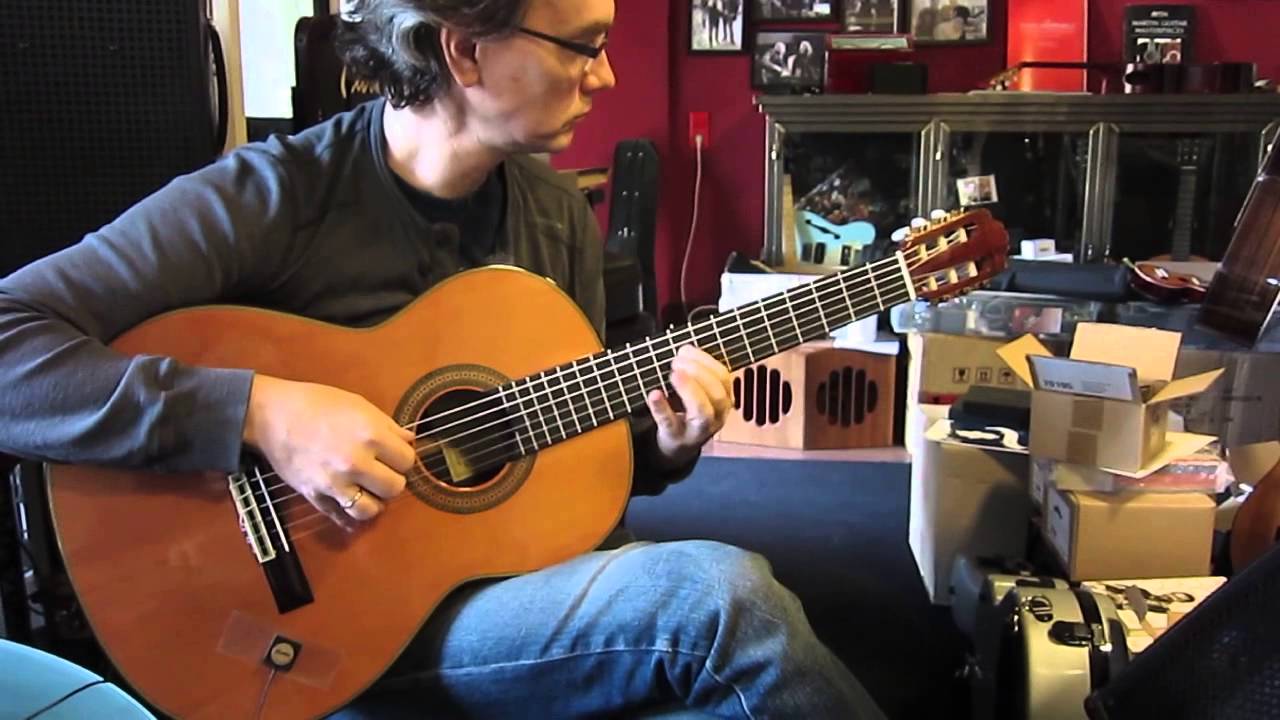 Carlos CS sensor test, searching for the sweet spot on guitar.