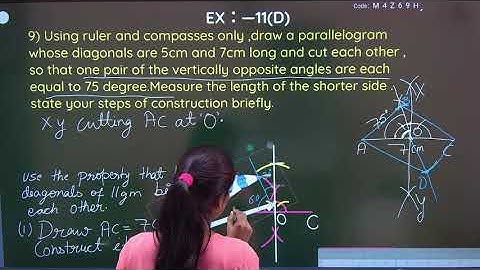 s chand icse class 9 chapter 11(d)Q9 to Q11| Rectilinear Figures| class 9 op malhotra