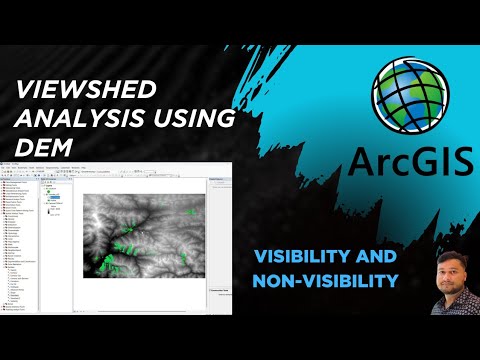 Arc GIS Tutorial | How to Perform Viewshed Analysis using DEM in ArcGIS ...