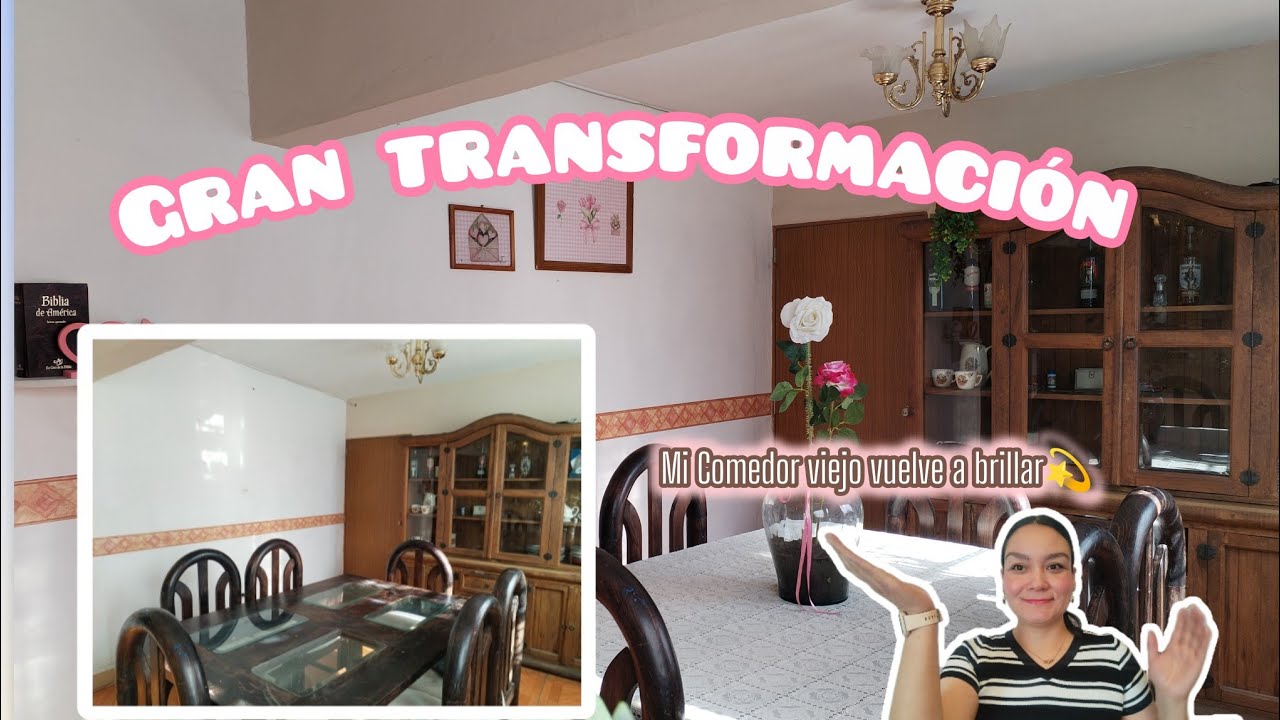 ✔️😨Cambie mi comedor por completo después de estar abandonado  🌸🫶