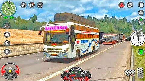 Indian Bus Driver Simulator Mobile First Bus Transporter Driving Android Gameplay #godfloweryt