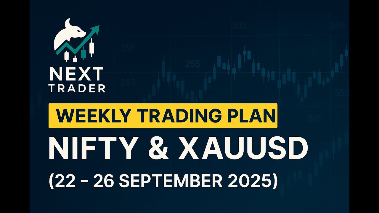 Nifty & XAUUSD: Intermarket Analysis for Weekly trading Plan (22 - 26 Spetember 2025) In English