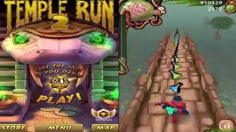 Temple Run 2 All 4 Maps Vs Temple Zombie Run Endless Epic Run Gameplay Video 2017