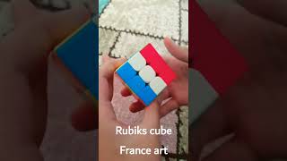 Rubiks Cube France Art