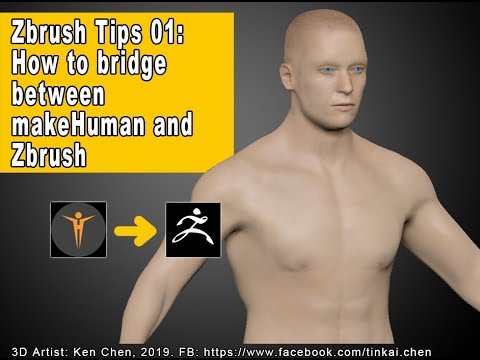 makehuman and zbrush