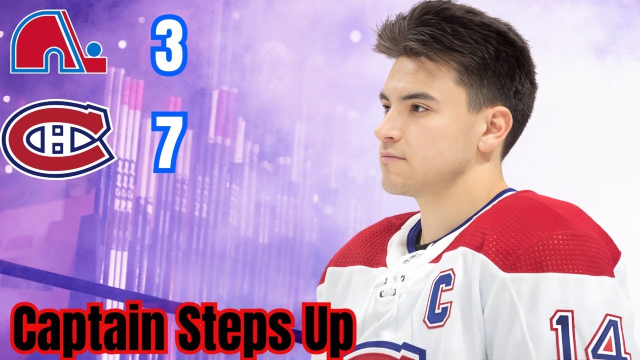 Canadiens Defeat Avalanche 7–3 | Suzuki Shines | HABS NEWS