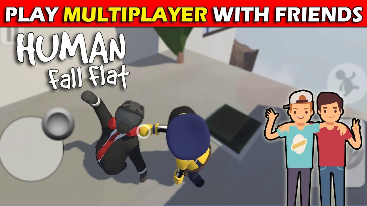 How To Play Human Fall Flat Multiplayer With Friends In Hindi - YouTube