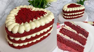 Red Velvet Cake Recipe with Cream Cheese Frosting | Super Moist