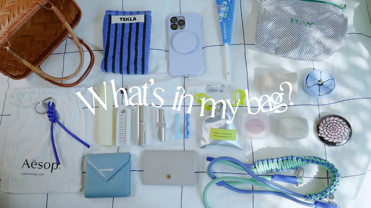 What's in my bag?｜夏のお出かけバッグの中身