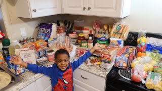February Grocery Haul I Spent 285 At Shoprite For 1 Month Of Groceries
