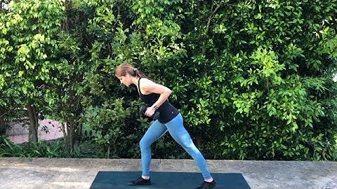 Split Stance + Single Arm Row