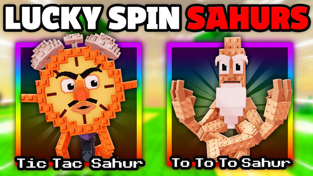 Я купил LUCKY SPINS, чтобы разблокировать ОБА МИФИЧЕСКИХ ИГРЫ СЕМЬИ САХУР.. (Brainrot TD)