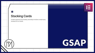 Stacking Cards with Elementor & GSAP - Tutorial