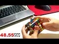 5x5 Rubik&#39;s cube solved in 48.55 seconds slowmotion Feliks Zemdegs