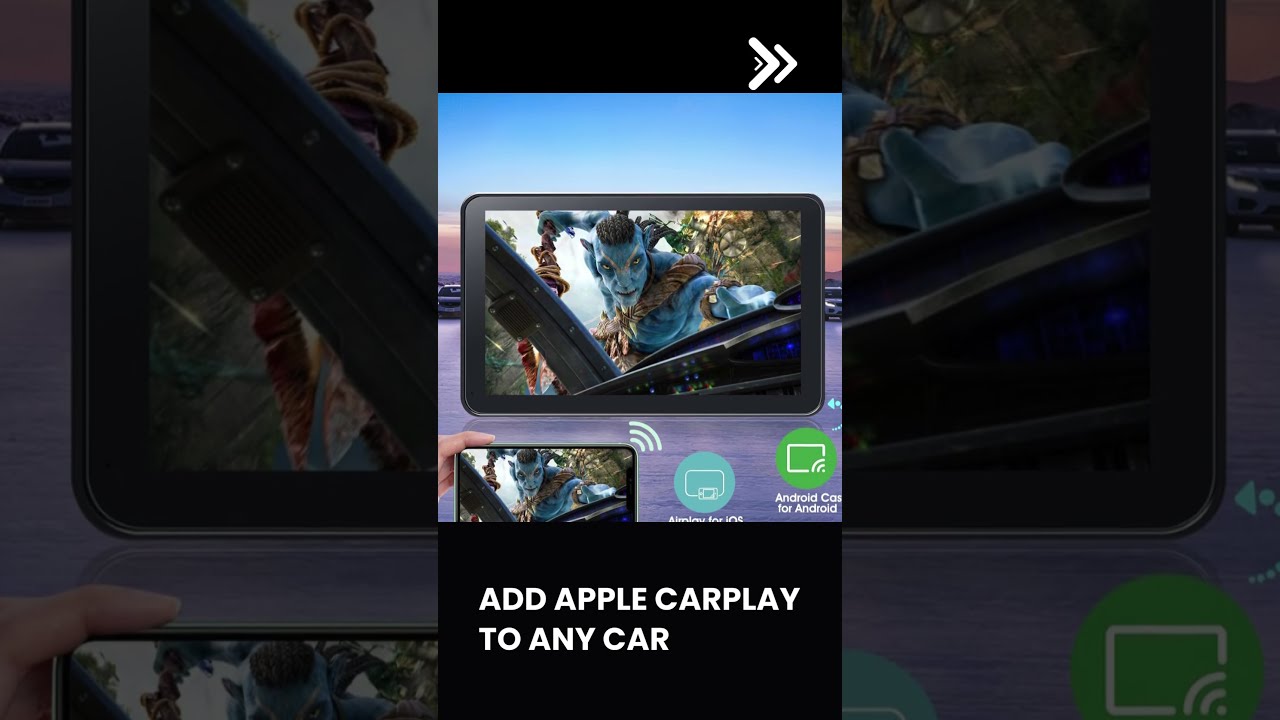Eleacc Portable Wireless CarPlay Car Stereo! #shorts - YouTube