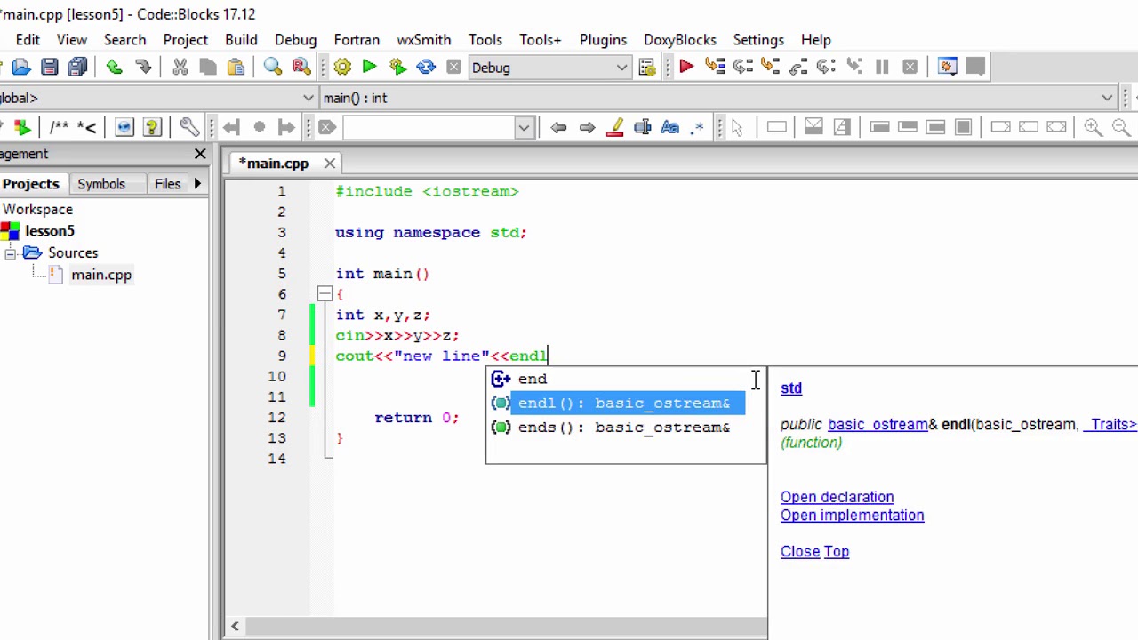 5 | input output(cin and cout) | C++ - YouTube