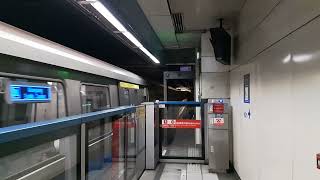 (台北捷運)C321大樹王荷包彩繪列車111/112往BL23南港展覽館BL11西門出站
