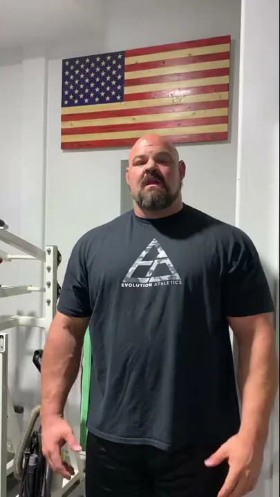 Brian Shaw Takes Down Poster of Arnold Schwarzenegger After “Screw Your Freedom” Comment