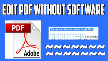 How To Edit Any PDF Document Without Any Software