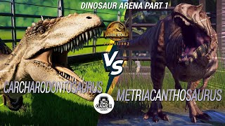 Metriacanthosaurus Fight Carcharodontosaurus - Dinosaur War In Juric World Evolution 2 Greekgamer