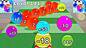 Calculate Ball All Levels Android iOS Gameplay (Level 111 - 120)