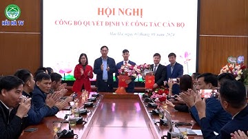 UBND huyện Hải Hà tổ chức hội nghị công bố quyết định về công tác cán bộ