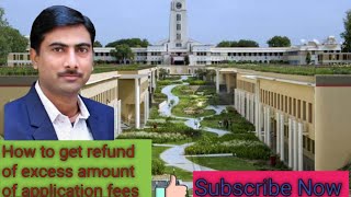 how to get refund of excess amount of application fees| easy method|#viralvideo