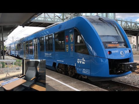 Video: Der Erste Wasserstoffzug Begann In Deutschland Zu Fahren - Alternative Ansicht