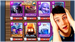 ¡¡ MI PRIMERA VEZ CON UNA CUENTA AL MAXIMO !! - Clash Royale [WithZack]