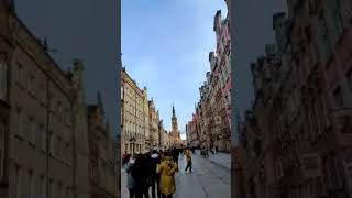 A Visit at the Main Town Hall Park at Gdansk City, Poland