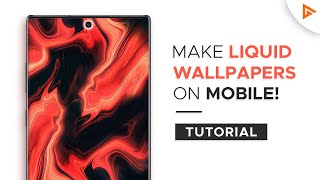 Make Liquid/Fluid Wallpapers On ANDROID or iPHONE! | Tutorial screenshot 4