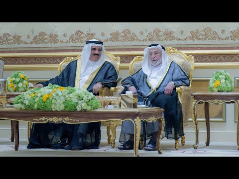 صاحب السمو حاكم الشارقة يواصل استقبال المهنئين بشهر رمضان المبارك في قصر البديع العامر