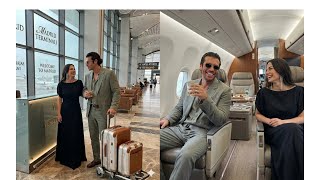Can Yaman e Demet Özdemir partono per Madrid.