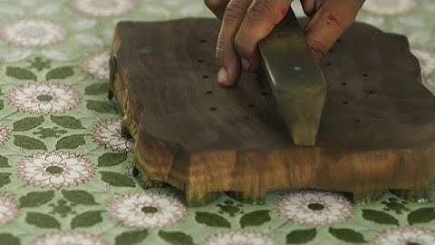 Preserving the traditional art of Indian Block Printing