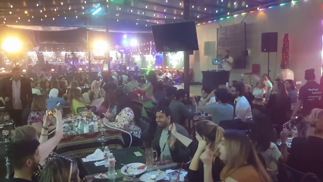 کافه الموال هیوستون عربی رقص  Cafe Mawal in Houston, Texas