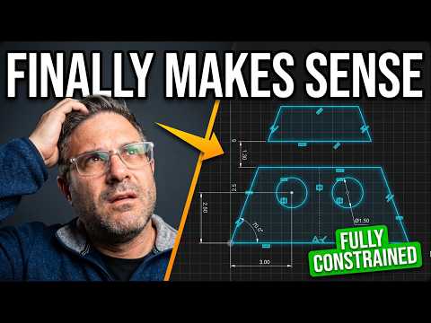 Fusion 360 Sketch Constraints Finally Make Sense (Here's Why No One Explains This)