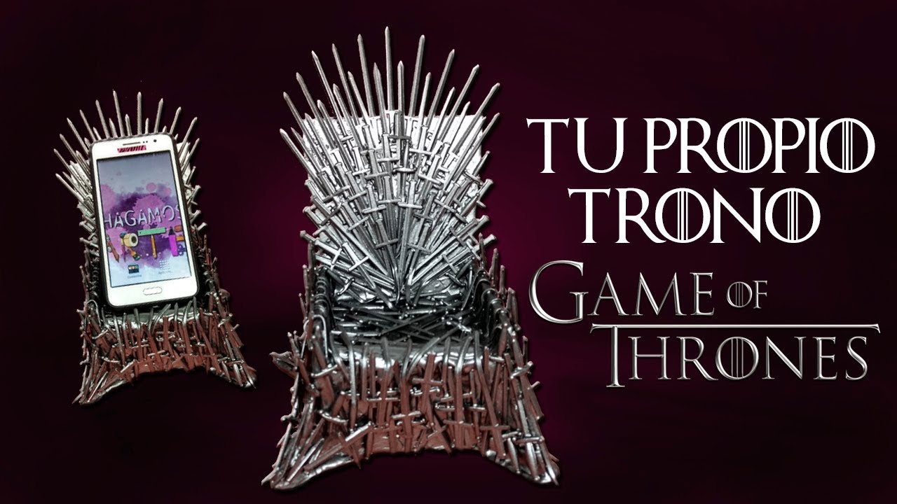 Of Tu Celular Trono Para Thrones Silla Game Hace Manualidades Propio 5L4ARjq3