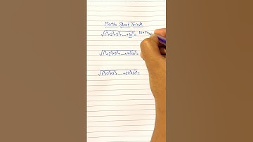 Square Root of Sum of cubes of first n Natural Numbers | Formula | Maths Short Trick |