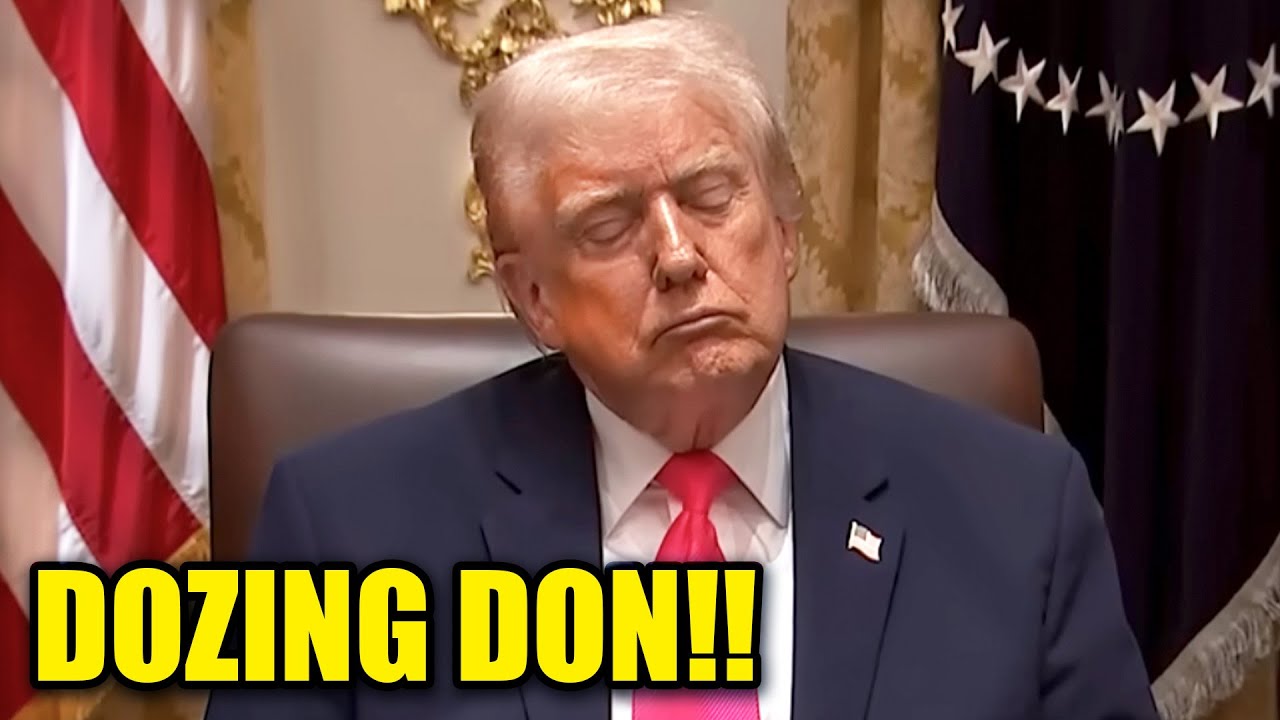 WH Staffers PANIC As Trump FALLS ASLEEP on Camera AGAIN!