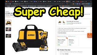 Crazy DeWALT Deals \& Milwaukee Tool Deals