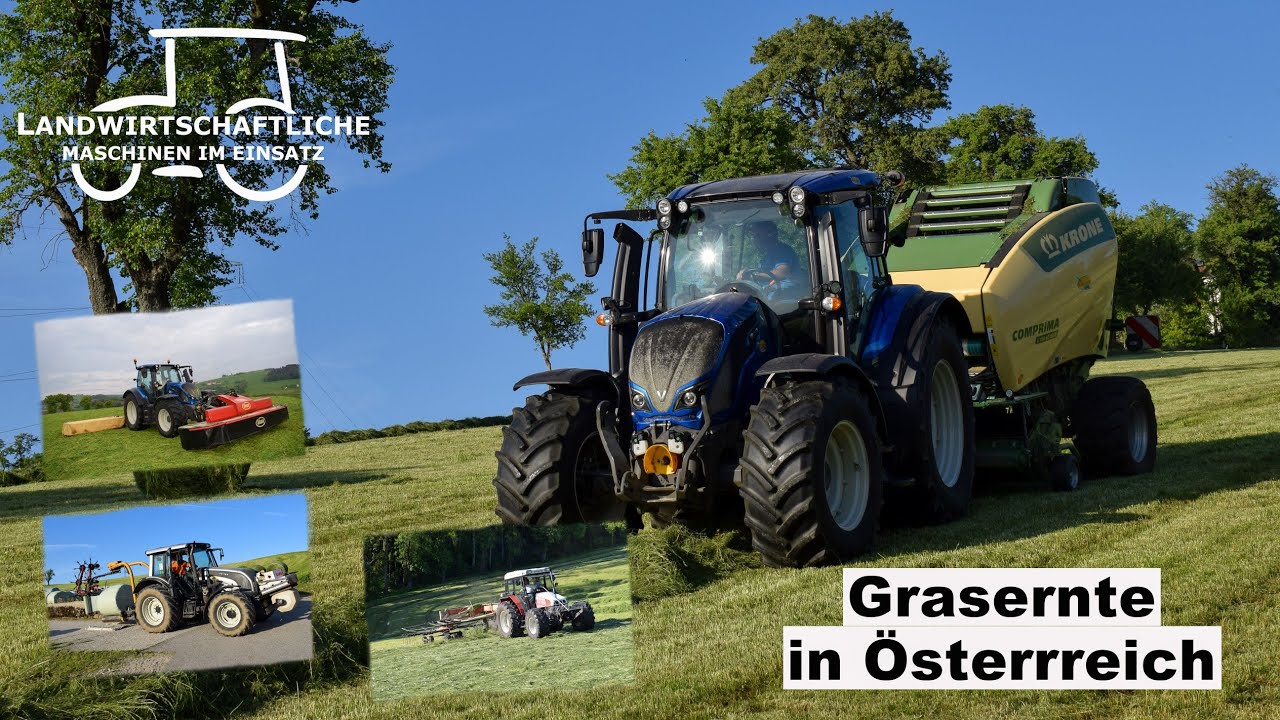 Grasernte 2021 häckseln \u0026 silieren -  Grassilage für Milchkühe moderne Landwirtschaft german farmers
