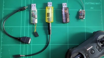 Radiolink T8S dan tiga Wireless dongle di Android.