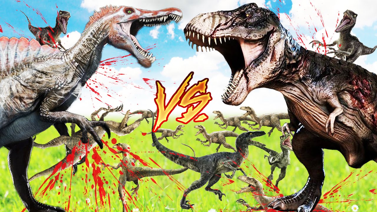 BATALLA CAMPAL ENTRE DINOSAURIOS | PRIMAL CARNAGE - YouTube